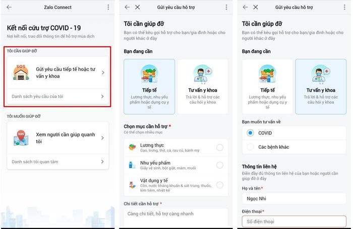 Zalo Connect: Ứng dụng giúp đỡ cộng đồng mùa dịch