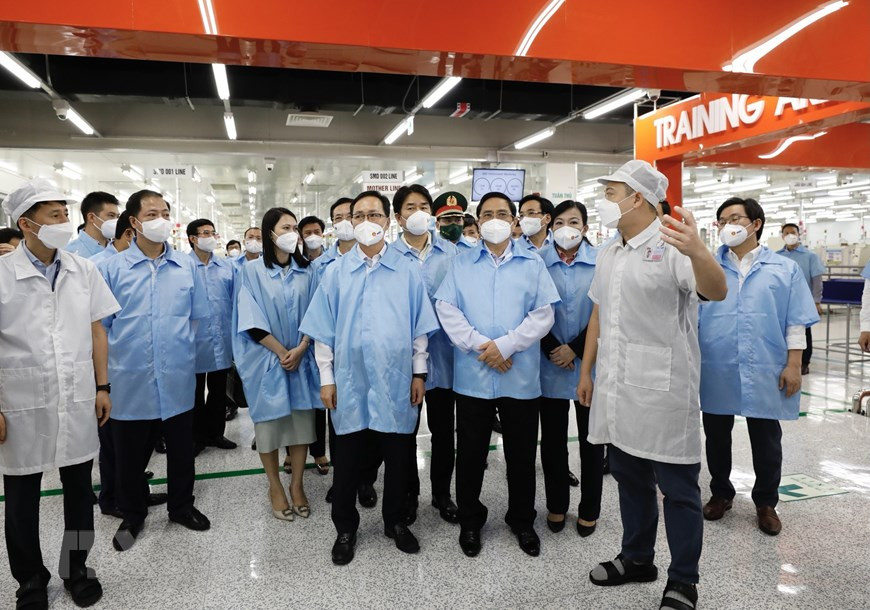 Thủ tướng thăm Nhà máy Samsung Electronics Việt Nam Thái Nguyên - Ảnh 4.