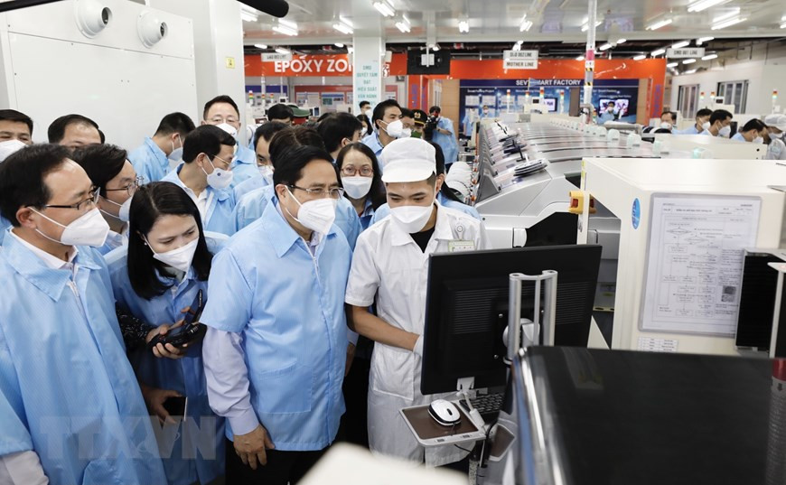 Thủ tướng thăm Nhà máy Samsung Electronics Việt Nam Thái Nguyên - Ảnh 5.