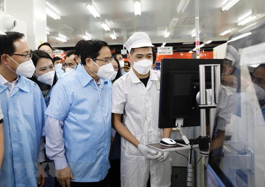 Thủ tướng thăm Nhà máy Samsung Electronics Việt Nam Thái Nguyên - Ảnh 7.