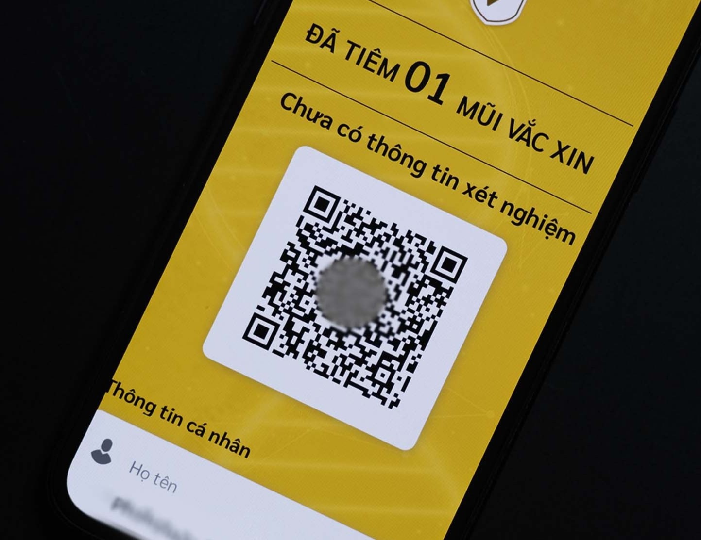 Mã QR cá nhân duy nhất sẽ chứa những gì?