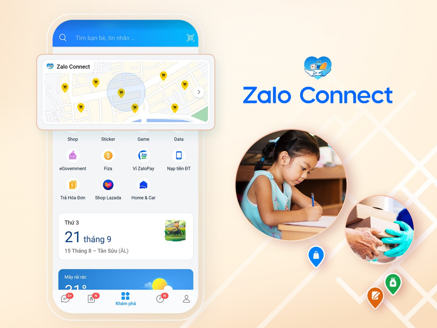 Hỗ trợ đồ dùng học tập cho học sinh qua Zalo Connect - Ảnh 5.