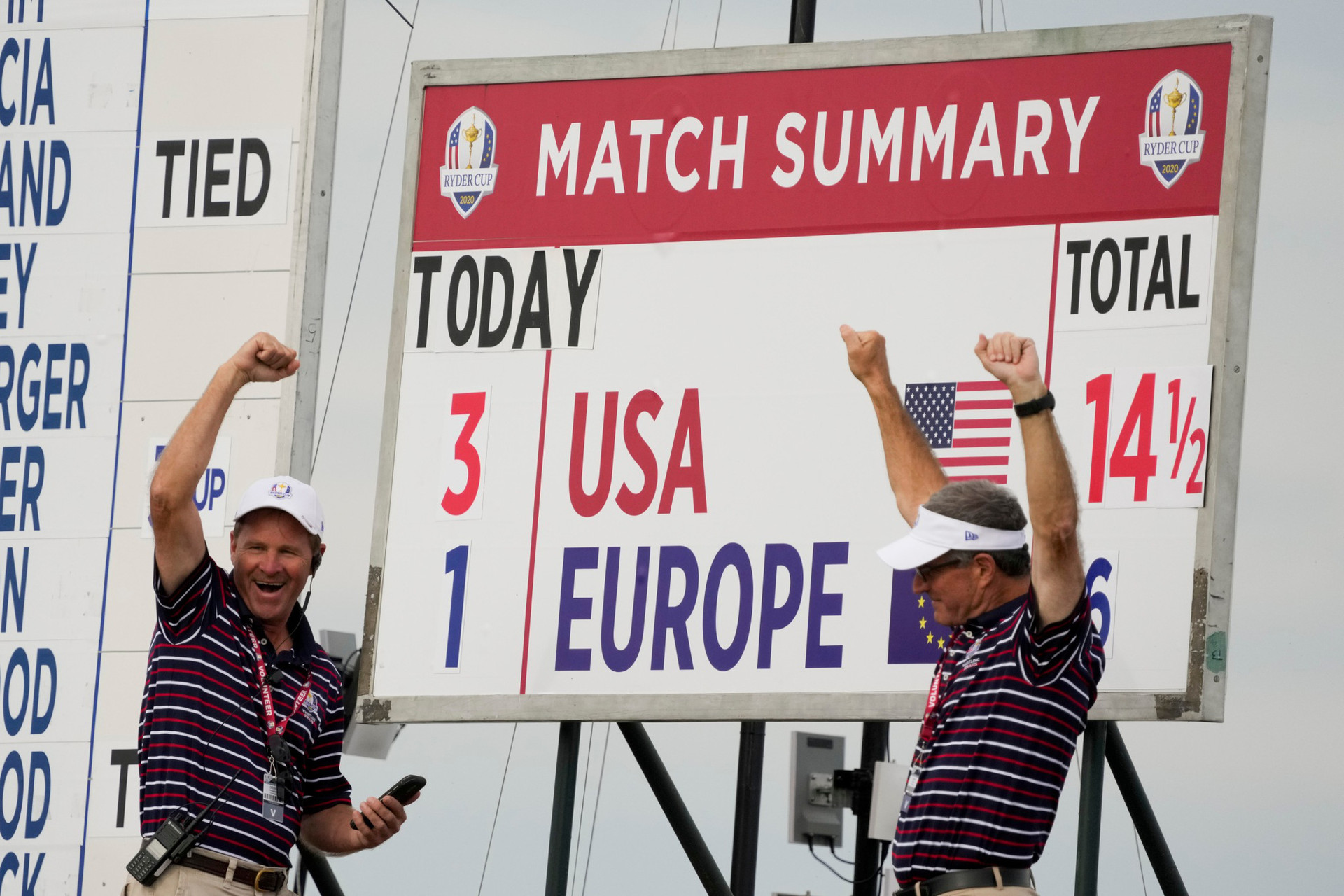Những khoảnh khắc ăn mừng khó quên của tuyển Mỹ tại Ryder Cup - Ảnh 4.
