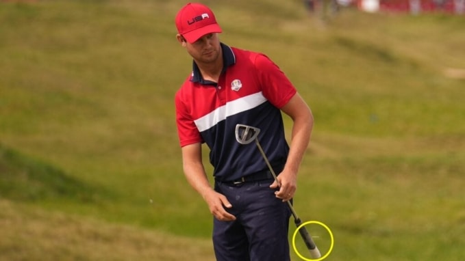 Luật golf hiếm gặp khiến Harris English phải cắt grip putter của mình tại Ryder Cup - Ảnh 1.