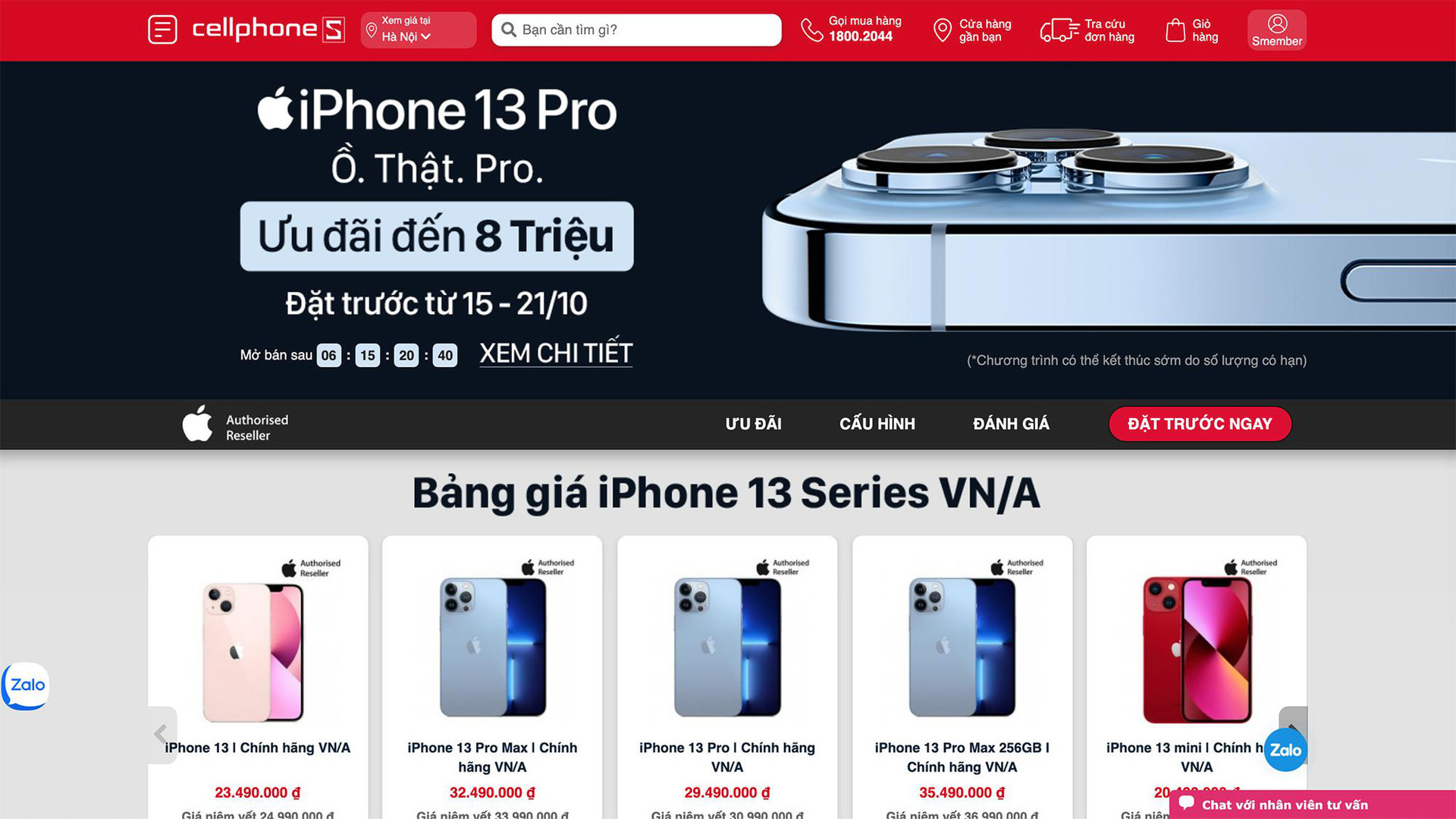 Công bố giá mở đặt trước iPhone 13 chính hãng tại Việt Nam - Ảnh 1.