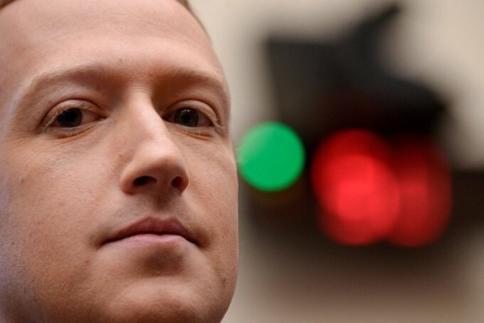 CEO Facebook Mark Zuckerberg. Ảnh: Reuters