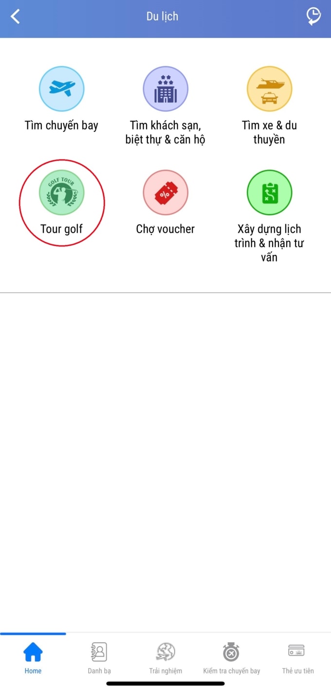Cách lựa chọn Tour Golf trên app vHandicap - Ảnh 3.