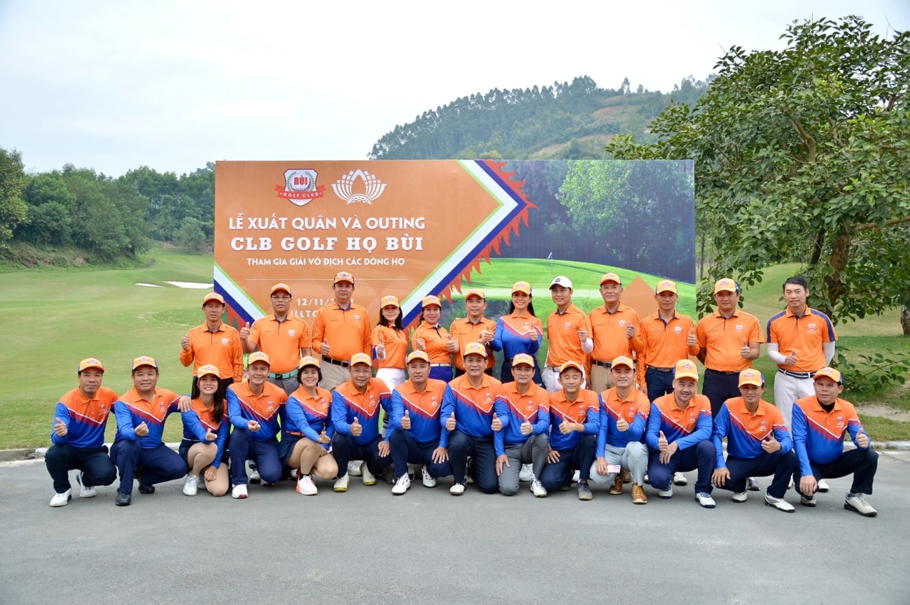 CLB golf họ Bùi tổ chức lễ xuất quân dự giải Vô địch các Dòng Họ - Ảnh 1.
