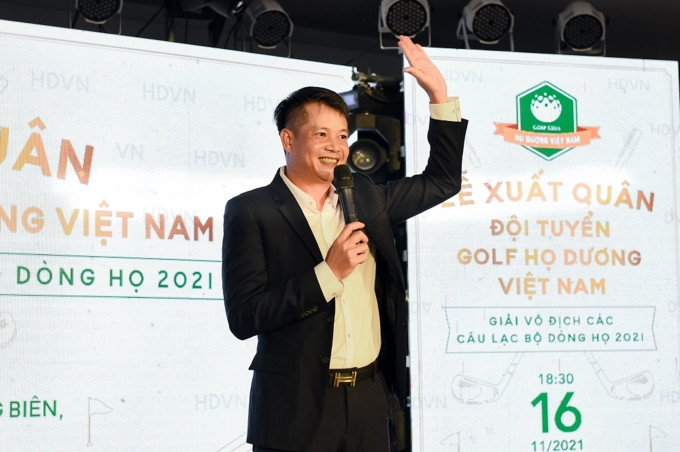 Lễ xuất quân Câu lạc bộ Golf Họ Dương Việt Nam tranh tài Giải Vô địch các Câu lạc bộ dòng họ 2021 - Ảnh 4.
