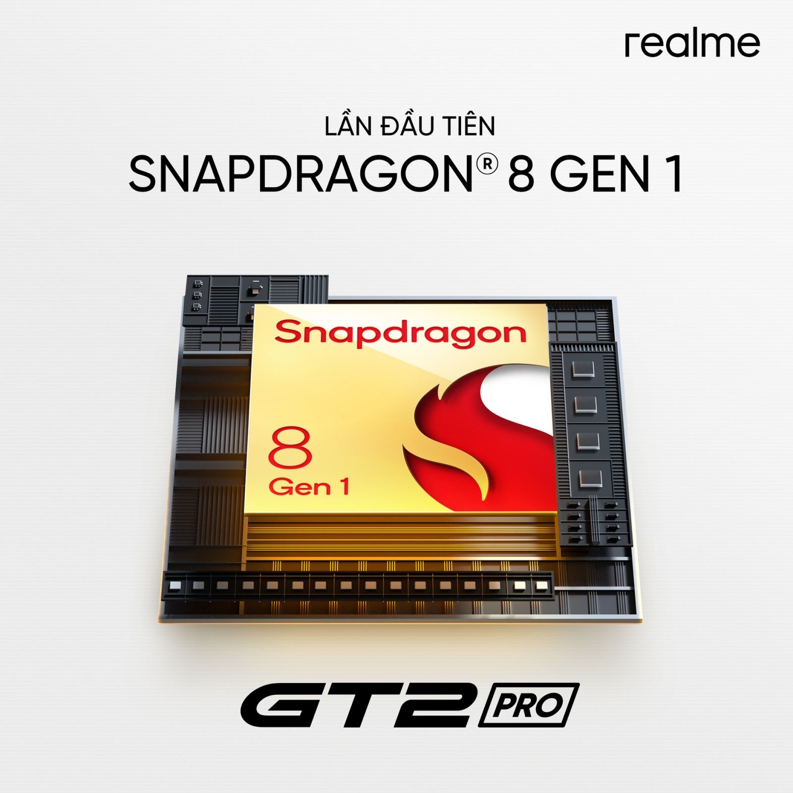 Smartphone cao cấp của realme sẽ tích hợp chip Snapdragon 8 Gen 1 - Ảnh 1.