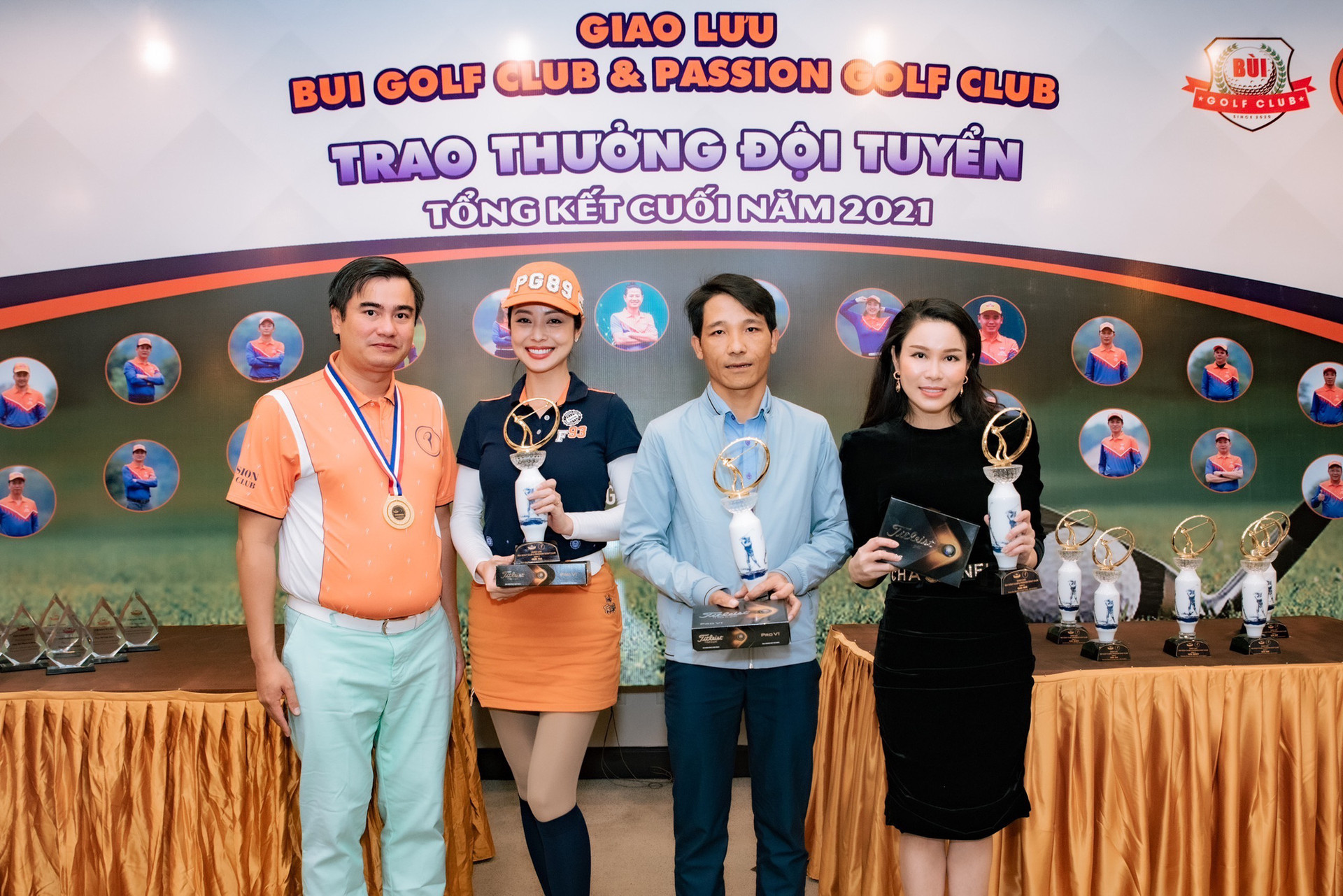 Hoa hậu Jennifer Phạm ẵm cup trong Giải golf Giao lưu giữa CLB golf họ Bùi và CLB Passion Golf - Ảnh 5.