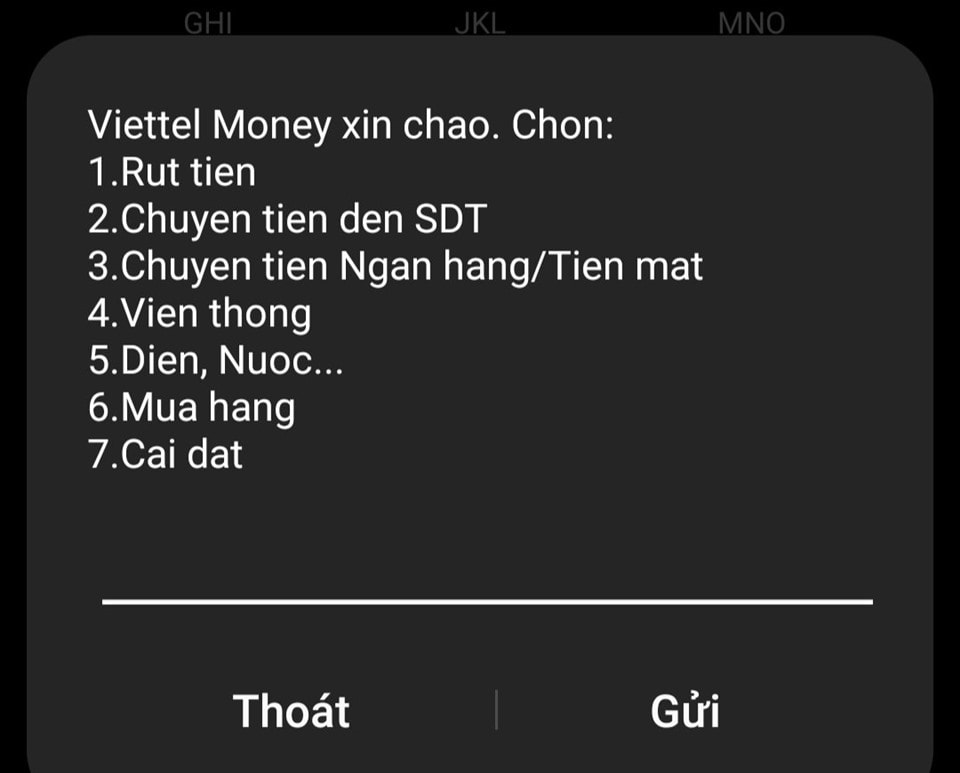 Mobile Money của Viettel cũng có thể sử dụng trên điện thoại phổ thông. Ảnh: Đ.T.