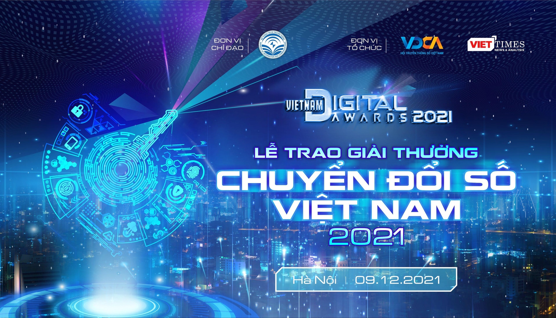 Lễ trao Giải thưởng Chuyển đổi số Việt Nam 2021 sẽ được truyền hình trực tiếp từ Nhà hát Âu Cơ- Hà Nội