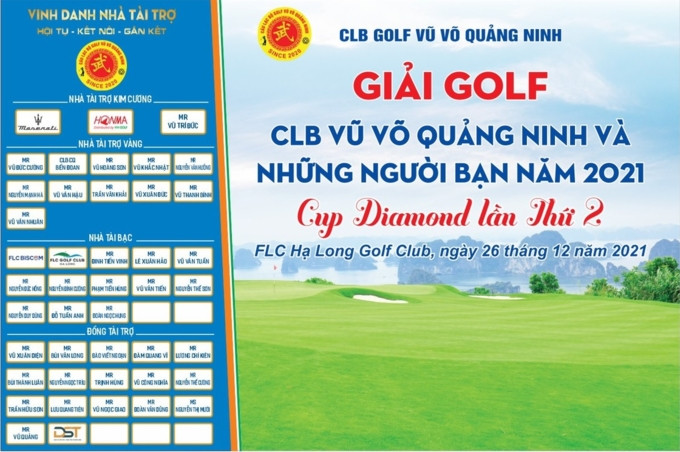 CLB Vũ Võ Quảng Ninh tổ chức giải golf tranh cúp Diamond lần 2 - Ảnh 1.