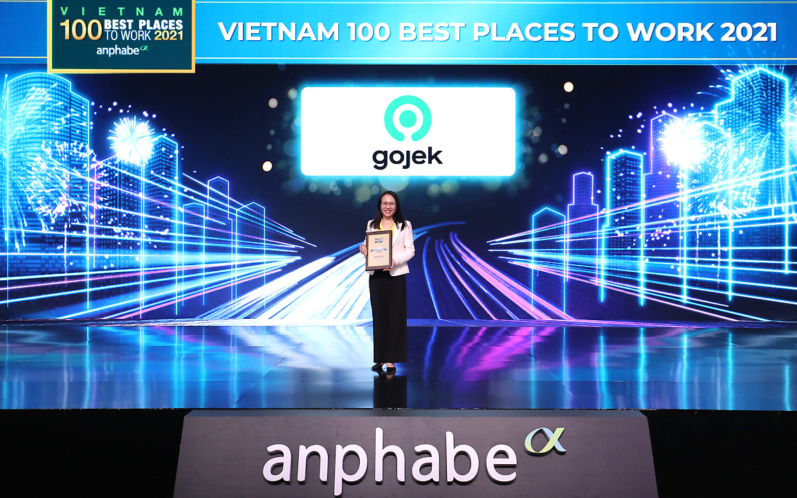 Gojek đứng trong “Top 100 nơi làm việc tốt nhất Việt Nam