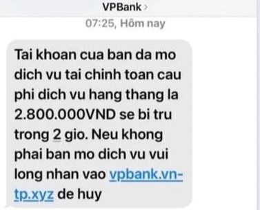 Vẫn chưa thể kiểm soát tình trạng tin nhắn mạo danh ngân hàng lừa đảo