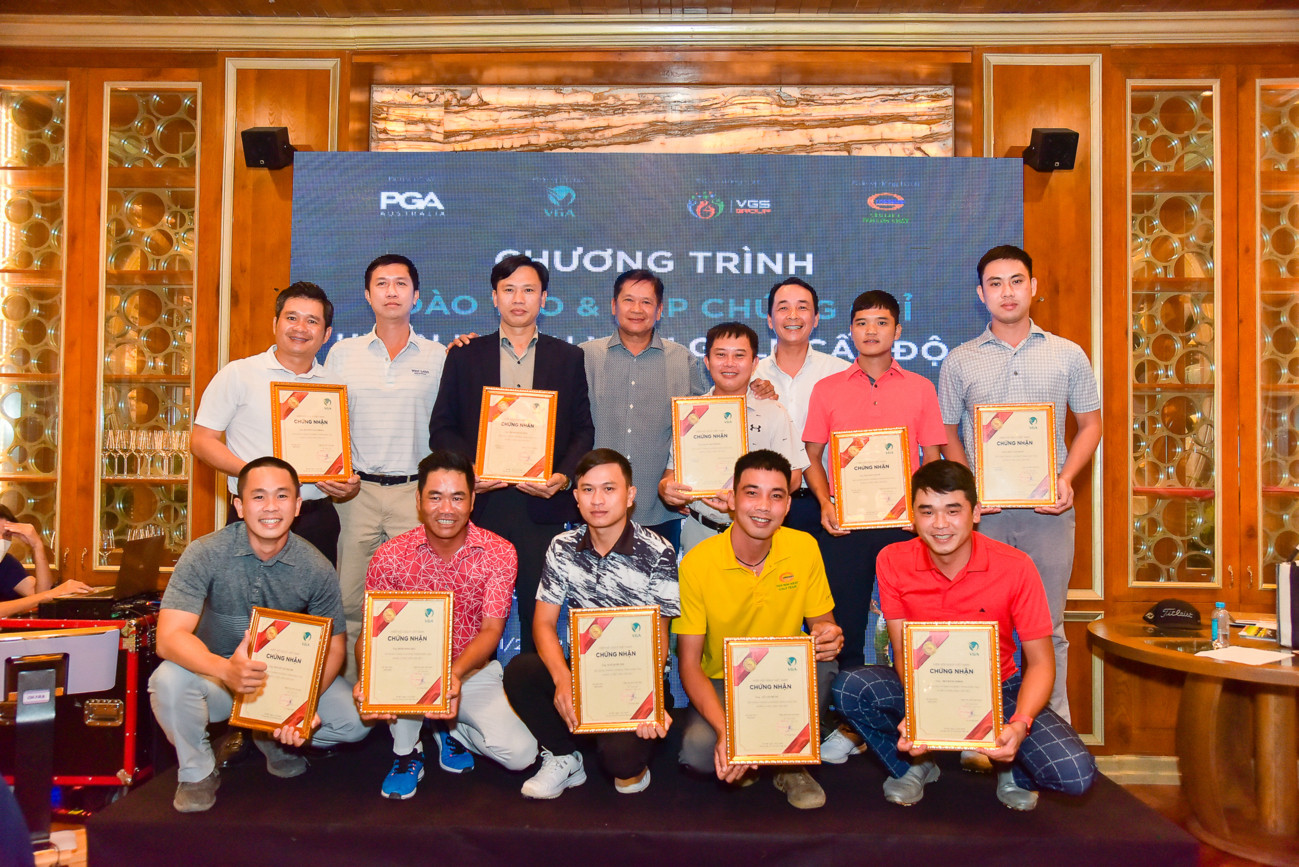 12 Huấn luyện viên tiếp theo đạt chứng chỉ đào tạo của Hiệp hội golf Việt Nam - Ảnh 1.