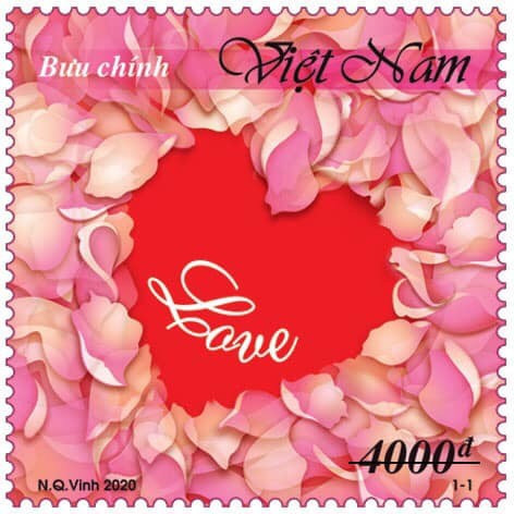 Những thông điệp ý nghĩa qua con tem bưu chính Valentine 2022 - Ảnh 9.