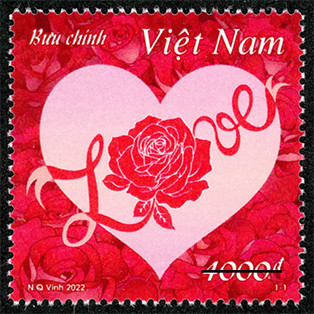 Những thông điệp ý nghĩa qua con tem bưu chính Valentine 2022 - Ảnh 8.