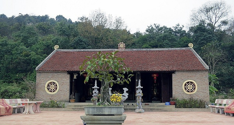 Chủ tịch UBND tỉnh dâng hương và trồng cây tại chùa Am Vãi - Ảnh 1.