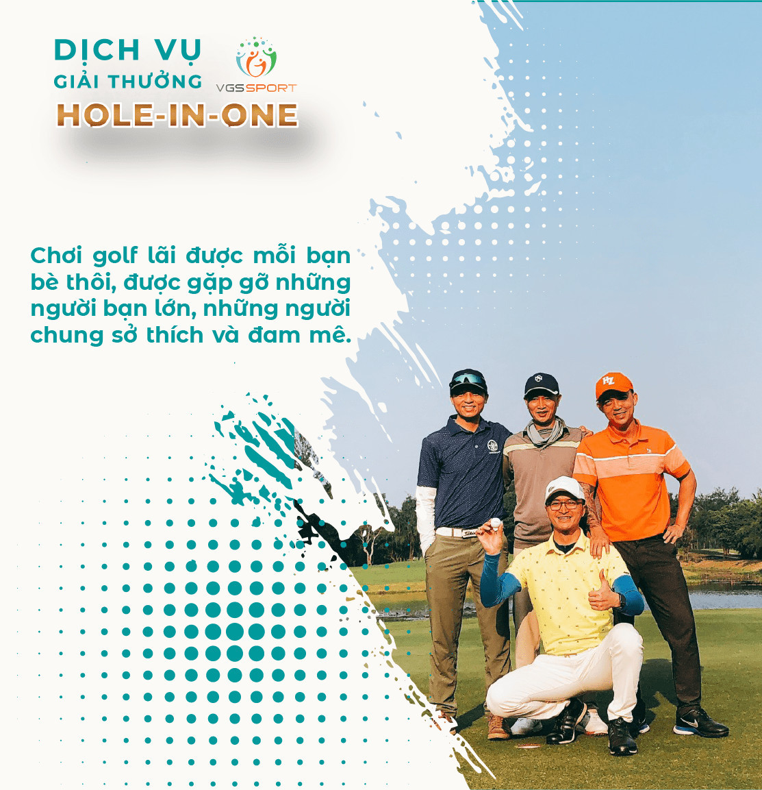 Golfer Nguyễn Anh Tuấn trở thành người “chốt sổ” cho gói Dịch vụ giải thưởng HIO trong tháng 02/2022 - Ảnh 1.