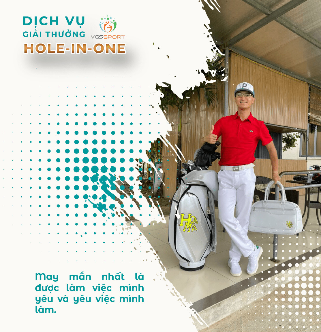 Golfer Nguyễn Anh Tuấn trở thành người “chốt sổ” cho gói Dịch vụ giải thưởng HIO trong tháng 02/2022 - Ảnh 2.