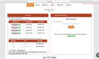 Giao diện một trang web cờ bạc Ảnh: Chụp màn hình 
