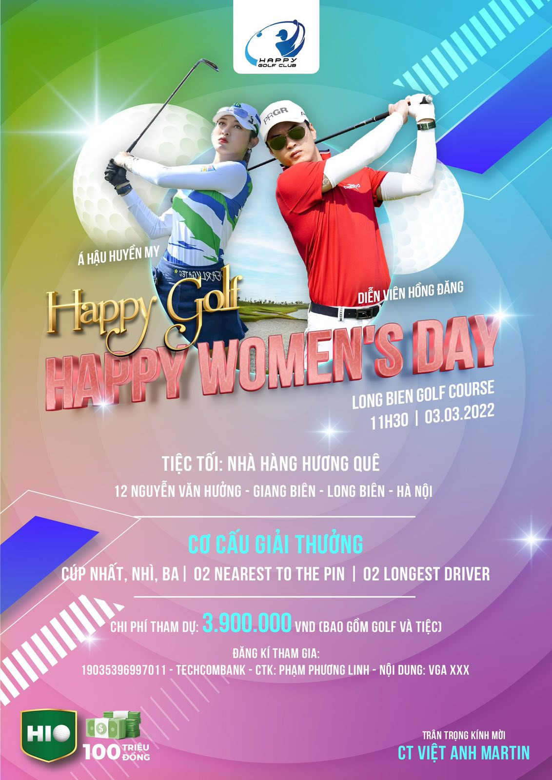 Happy Golf Club tổ chức Outing mừng ngày Quốc tế Phụ nữ 8/3 - Ảnh 3.
