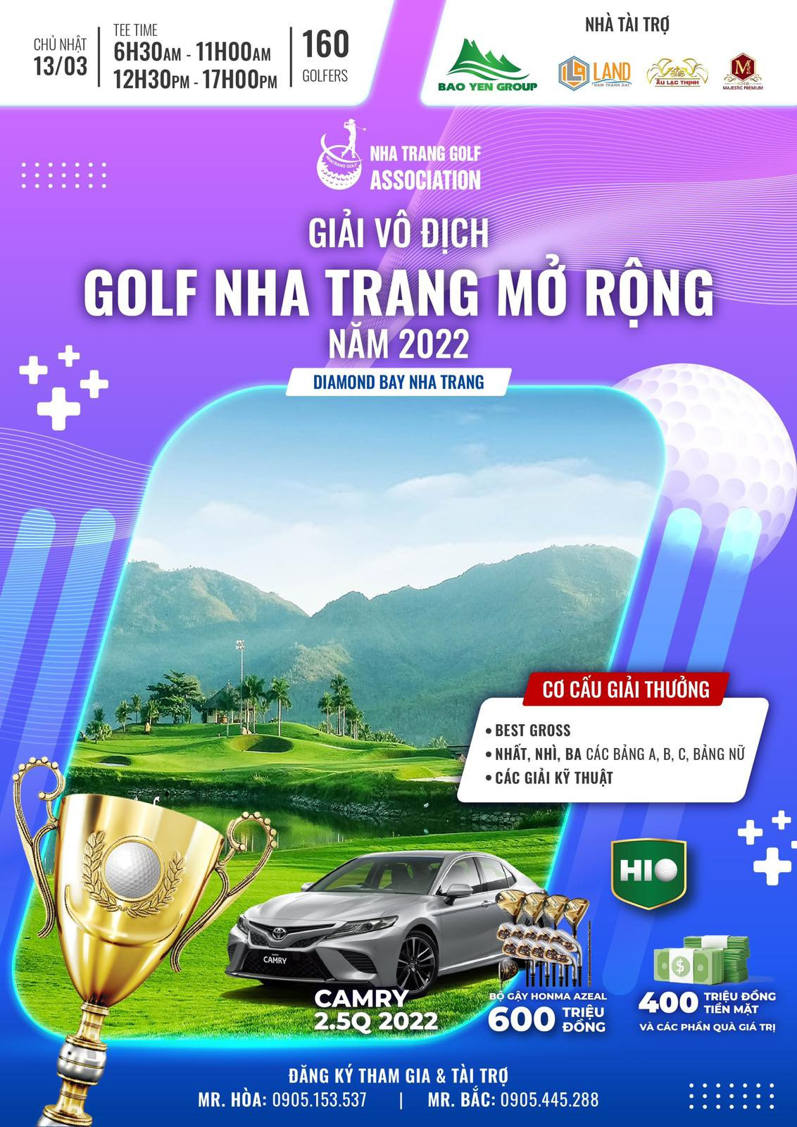 Hội golf Nha Trang – Khánh Hòa tổ chức 2 giải đấu chào mừng thành công Đại hội lần thứ IV - Ảnh 1.