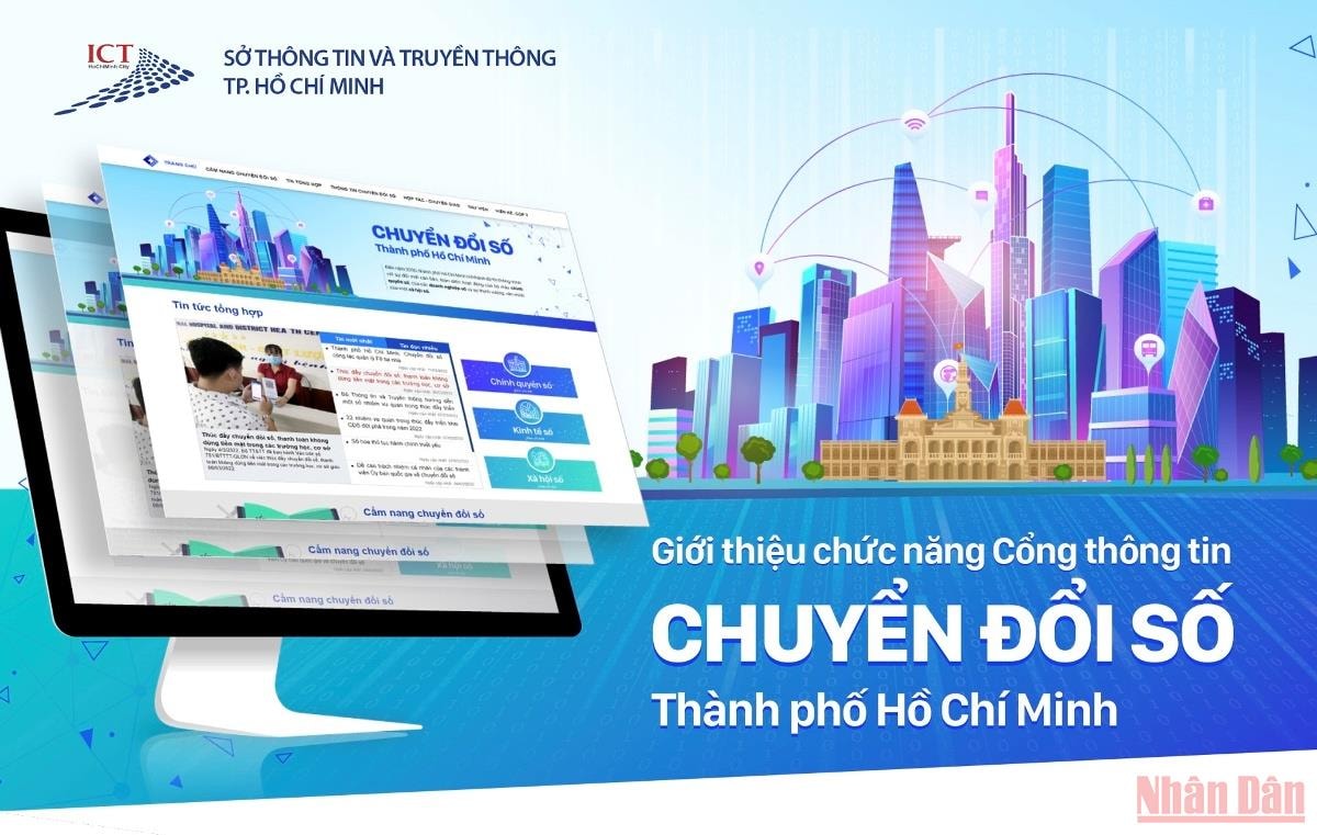 Thành phố Hồ Chí Minh ra mắt cổng thông tin Chuyển đổi số