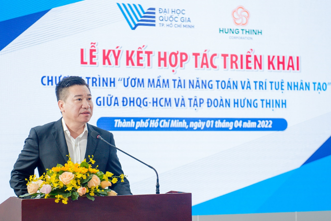 Ông Nguyễn Đình Trung - Chủ tịch HĐQT Tập đoàn Hưng Thịnh. Ảnh: Thế Sơn