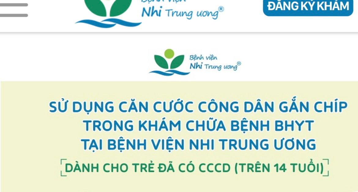 Chấp nhận căn cước công dân trong khám chữa bệnh BHYT với người từ trên 14 tuổi