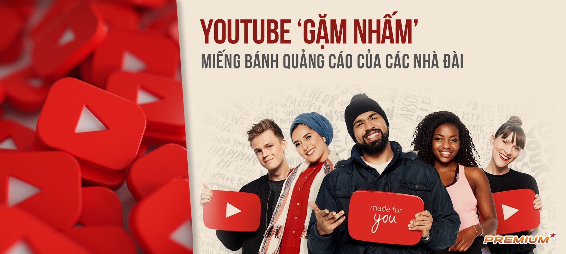 YouTube ‘gặm nhấm’ miếng bánh quảng cáo của các nhà đài