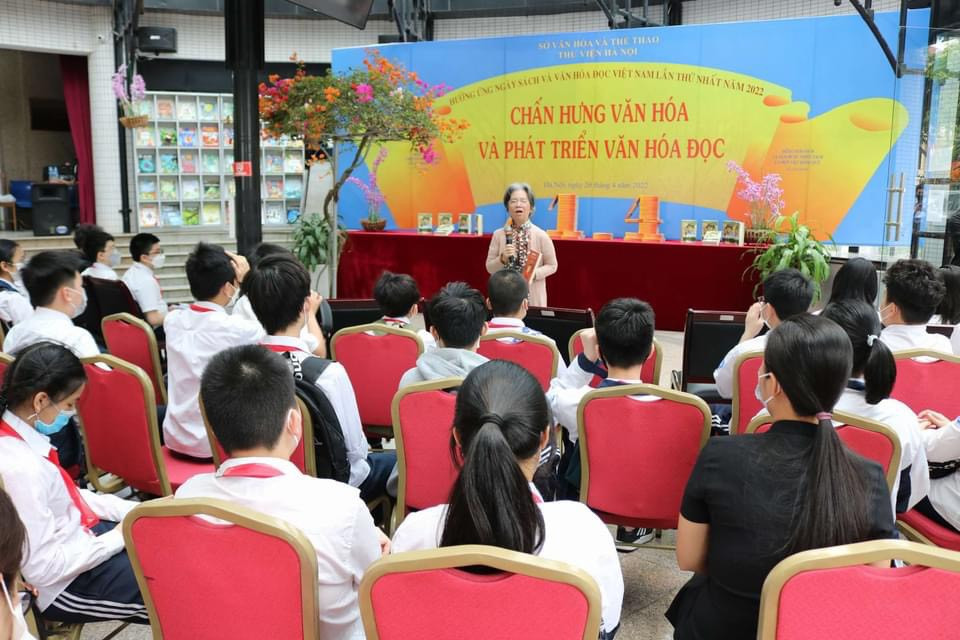 Ngày Sách và Văn hóa đọc Việt Nam tại Thư viện Hà Nội - Ảnh 4.