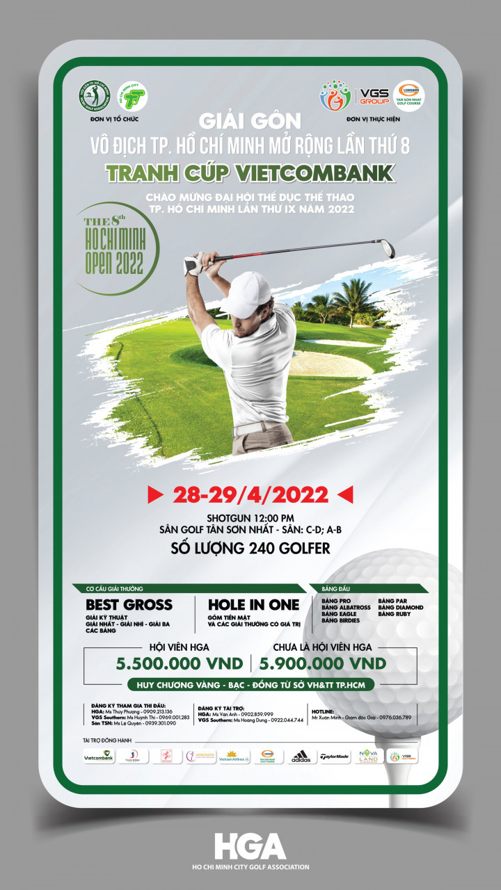 250 golfer đăng ký tham dự giải Gôn Vô địch TP. Hồ Chí Minh Mở rộng 2022 - Ảnh 3.