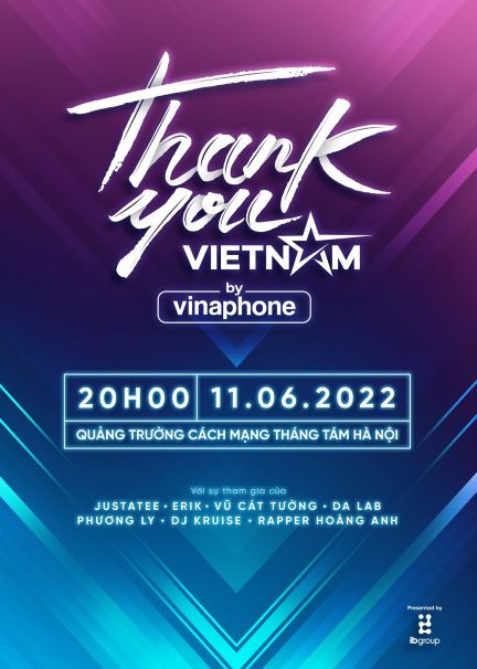 VinaPhone tái xuất với đại nhạc hội “Thank you, Vietnam”quy tụ dàn sao khủng - Ảnh 1.