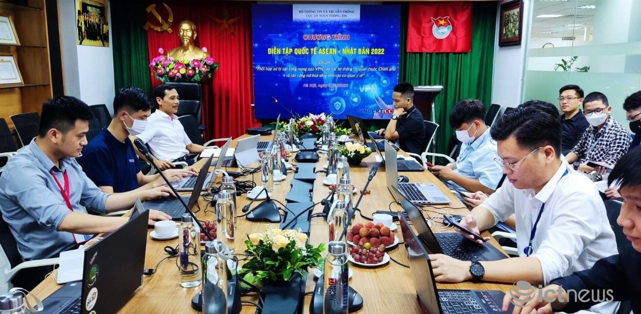 Việt Nam cùng các nước ASEAN, Nhật Bản diễn tập ứng phó tấn công bằng mã độc tống tiền