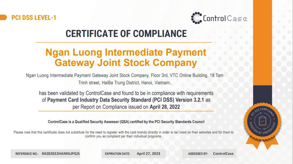Ngân Lượng đạt chứng nhận bảo mật quốc tế PCI DSS  - Ảnh 1.