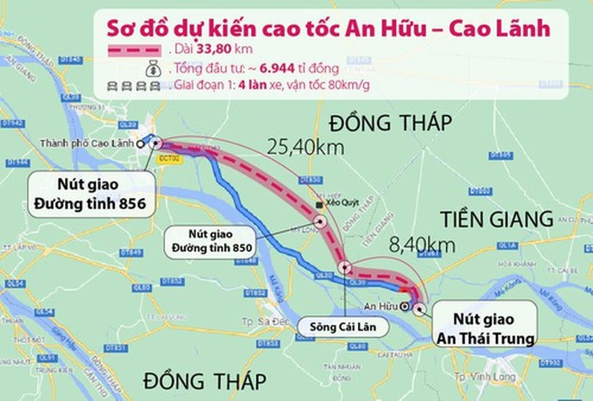 Cao tốc Cao Lãnh - An Hữu sẽ thúc đẩy kết nối toàn vùng Đồng bằng sông Cửu Long  - Ảnh 2.