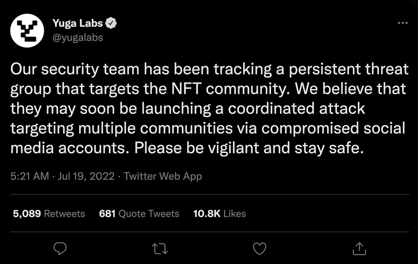 Nhà đầu tư NFT đã mất tổng cộng 22 triệu USD vì hacker ảnh 1 Nha dau tu NFT da mat tong cong 22 trieu USD vi hacker anh 1