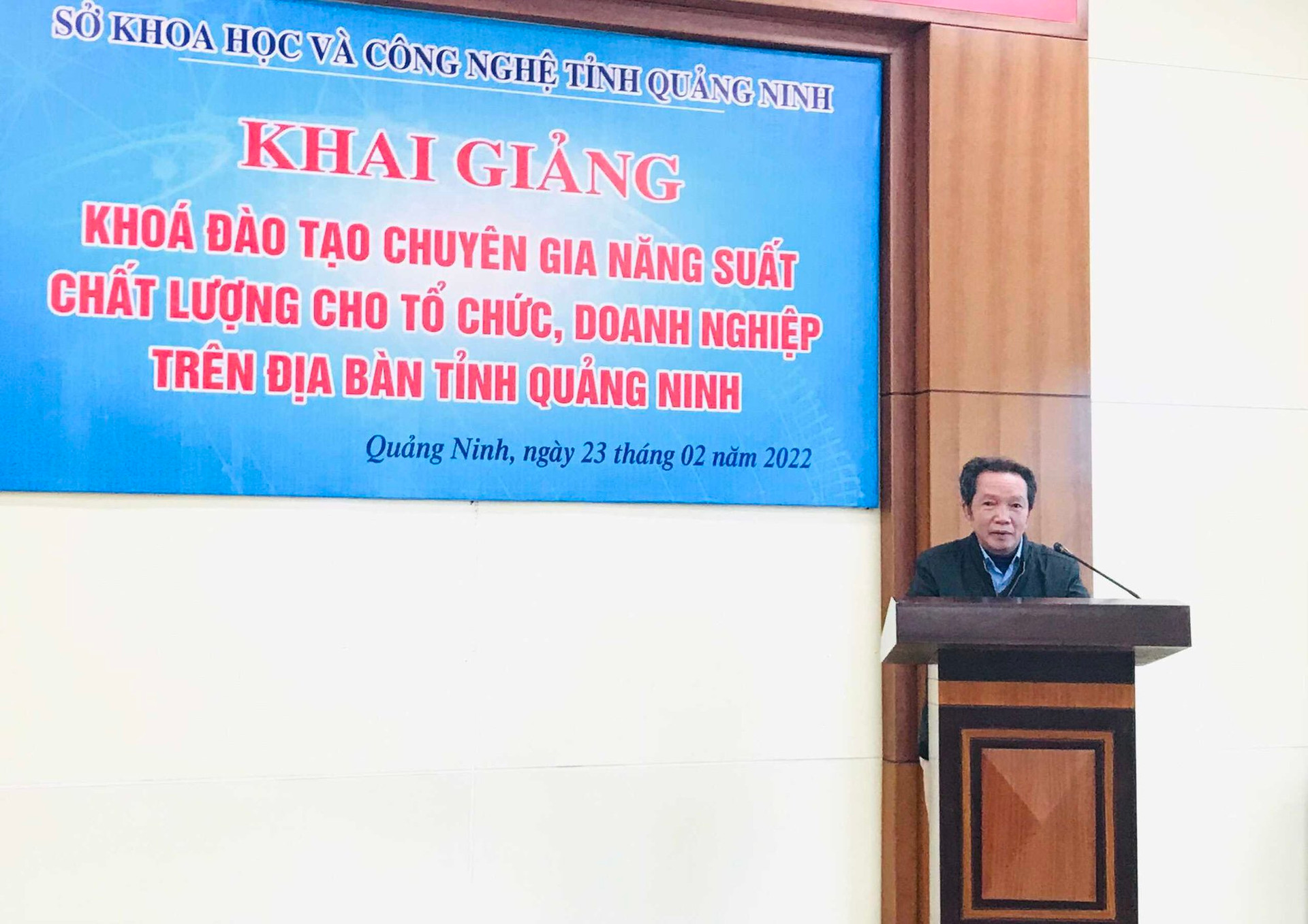 Một khoá đào tạo chuyên gia năng suất chất lượng cho tổ chức, doanh nghiệp được tổ chức tại tỉnh Quảng Ninh.