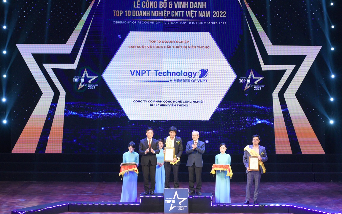 VNPT Technology lọt TOP 10 doanh nghiệp sản xuất, phân phối thiết bị viễn thông - Ảnh 1.