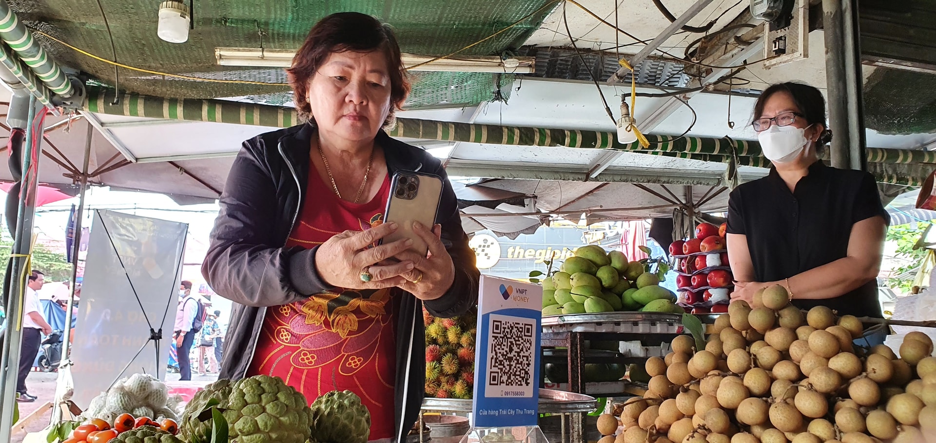 Ra mắt chợ thanh toán không dùng tiền mặt tại Cần Thơ - Ảnh 1.