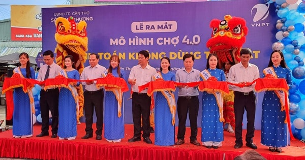 Ra mắt chợ thanh toán không dùng tiền mặt tại Cần Thơ