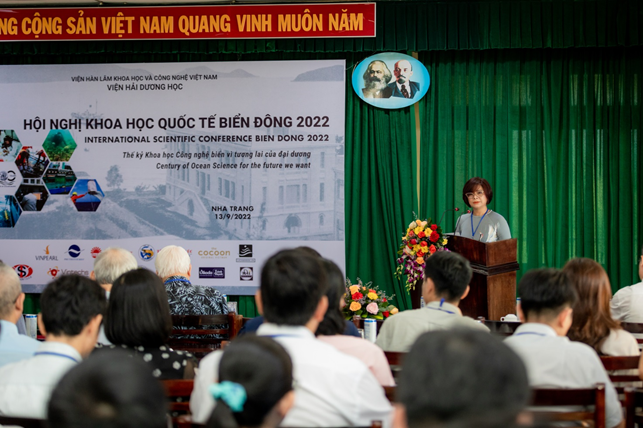 PGS. TS. Đào Việt Hà, Viện trưởng Viện Hải dương học khai mạc Hội nghị Khoa học Quốc tế Biển Đông 2022