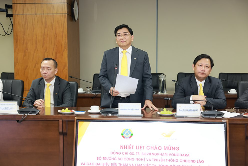 Thắt chặt hơn nữa quan hệ hợp tác bưu chính giữa Việt Nam - Lào - Ảnh 1.