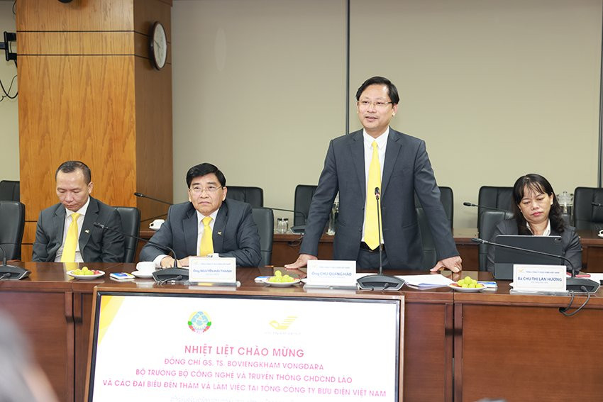 Thắt chặt hơn nữa quan hệ hợp tác bưu chính giữa Việt Nam - Lào - Ảnh 3.