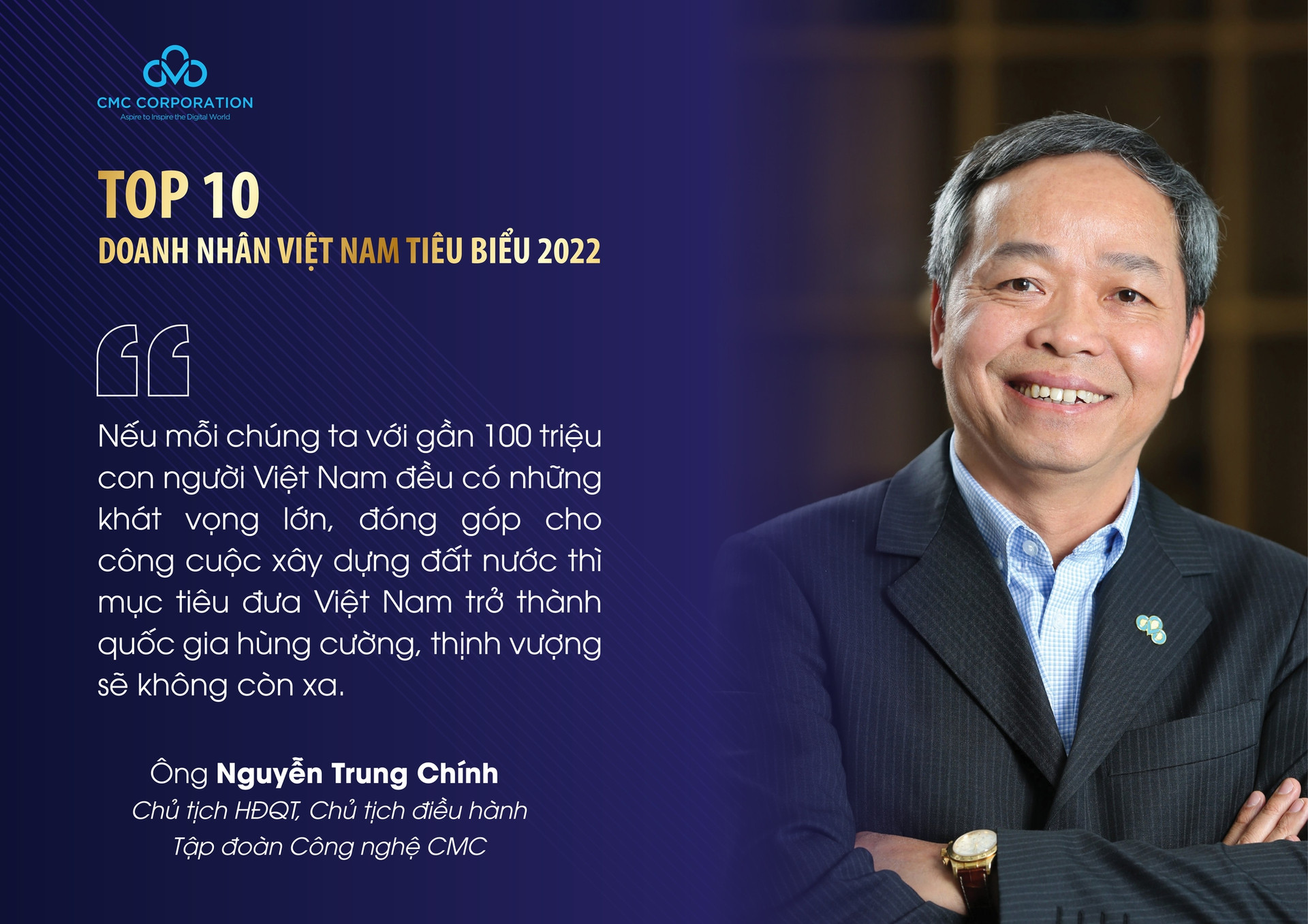 Chủ tịch CMC được vinh danh “Top 10 doanh nhân VN tiêu biểu 2022” - Ảnh 4.