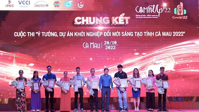 Cà Mau trao giải cuộc thi “Ý tưởng, dự án khởi nghiệp đổi mới sáng tạo”