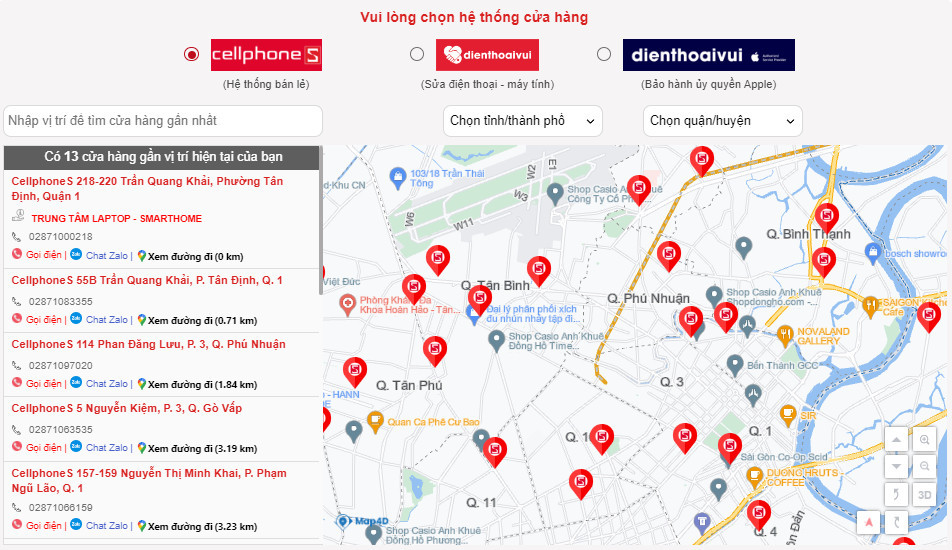 Tối ưu trang danh sách cửa hàng trên website doanh nghiệp với Map4D  - Ảnh 3.